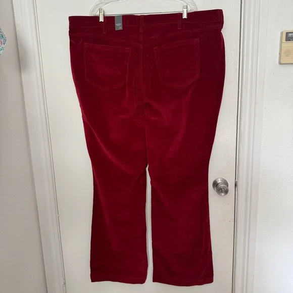 Torrid Red Boot Cut Pants - Picture 7 of 9
